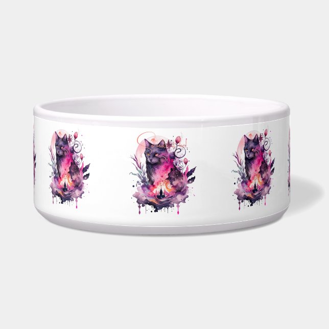 Erstellen Sie Ihre eigene magische schwarze Katze Napf (Vorderseite)