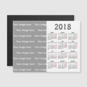 Erstellen Sie Ihre eigene Magnetkarte für 2018 (Vorne/Hinten)