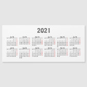 Erstellen Sie Ihre eigene Magnetkarte für 2021. (Vorderseite)