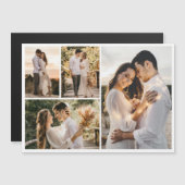 Erstellen Sie Ihre eigene Magnetkarte mit vier Fot (Vorne/Hinten)