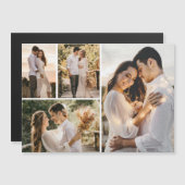 Erstellen Sie Ihre eigene Magnetkarte mit vier Fot (Vorne/Hinten)