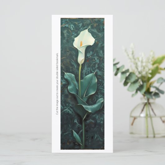 Erstellen Sie Ihre eigene marmorierte Calla Lily L (Stehend Vorderseite)