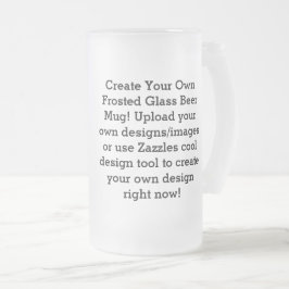 Erstellen Sie Ihre eigene Mattierte Glass-Bier-Tas Mattglas Bierglas