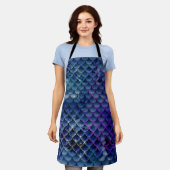 Erstellen Sie Ihre eigene Mermaid Glitzer Mama Gir Schürze (Getragen)