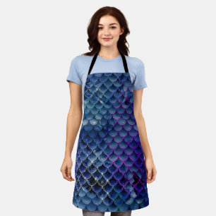 Erstellen Sie Ihre eigene Mermaid Glitzer Mama Gir Schürze