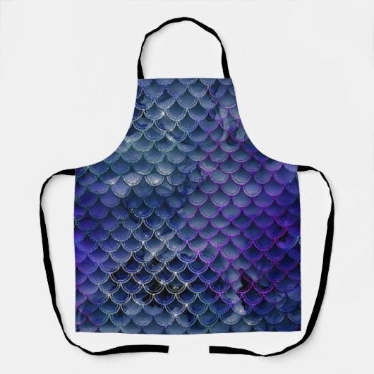 Erstellen Sie Ihre eigene Mermaid Glitzer Mama Gir Schürze (Vorderseite)