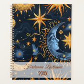 Erstellen Sie Ihre eigene Midnight Blue & Gold Cel Planer (Vorderseite)