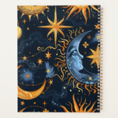 Erstellen Sie Ihre eigene Midnight Blue & Gold Cel Planer (Rückseite)