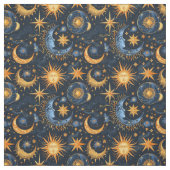 Erstellen Sie Ihre eigene Midnight Blue & Gold Cel Stoff (Muster)