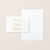 Mini (9 cm x 12,7 cm) Folienkarte (Anzeige)