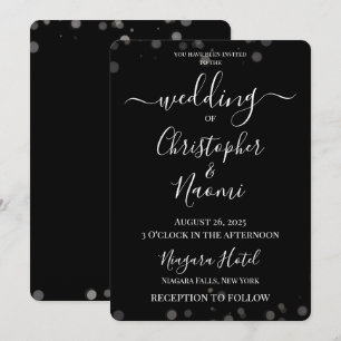 Erstellen Sie Ihre eigene Minimalistische Bokeh Ed Einladung