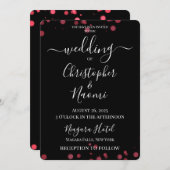 Erstellen Sie Ihre eigene Minimalistische Bokeh Ed Einladung (Vorne/Hinten)