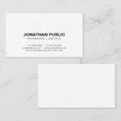 Erstellen Sie Ihre eigene Minimalistische, moderne Visitenkarte (Vorne/Hinten)
