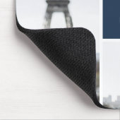 Erstellen Sie Ihre eigene Mit Monogramm 4-Foto Col Mousepad (Ecke)