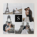 Erstellen Sie Ihre eigene Mit Monogramm 4-Foto Col Puzzle<br><div class="desc">Fügen Sie Ihre Fotos und ein individuelles Monogramm für ein spezielles Design hinzu.</div>