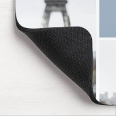 Erstellen Sie Ihre eigene Mit Monogramm 4-Foto-Gal Mousepad (Ecke)