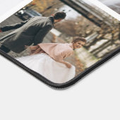 Erstellen Sie Ihre eigene Mit Monogramm 8-Foto-Ros Schreibtischunterlage (Ecke)