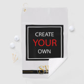 Erstellen Sie Ihre eigene - mit Monogramm, markens Golfhandtuch (Insitu)