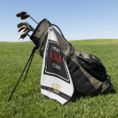 Erstellen Sie Ihre eigene - mit Monogramm, markens Golfhandtuch (Gras)