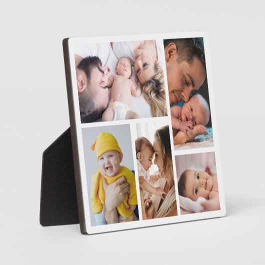 Erstellen Sie Ihre eigene moderne 5-Familien-Fotos Fotoplatte (Vorderseite)