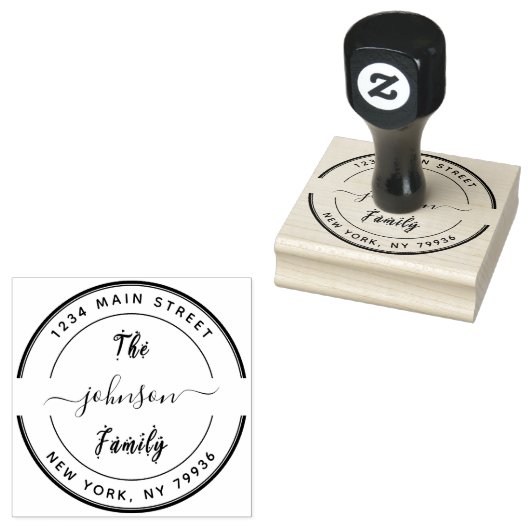 Erstellen Sie Ihre eigene moderne Business-Rücksen Gummistempel (Stempel)