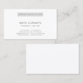 Erstellen Sie Ihre eigene moderne, elegante und ei Visitenkarte (Vorne/Hinten)