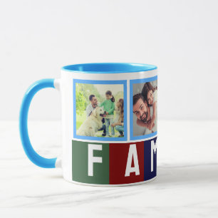 Erstellen Sie Ihre eigene moderne Familien-Foto-Co Tasse