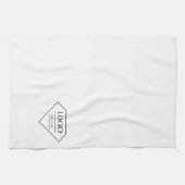 Erstellen Sie Ihre eigene moderne Foto Collage Flo Geschirrtuch (Horizontal)