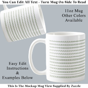 Erstellen Sie Ihre eigene moderne minimalistische  Kaffeetasse