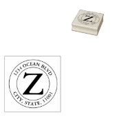 Erstellen Sie Ihre eigene moderne Monogram-Familie Gummistempel (Stempel)