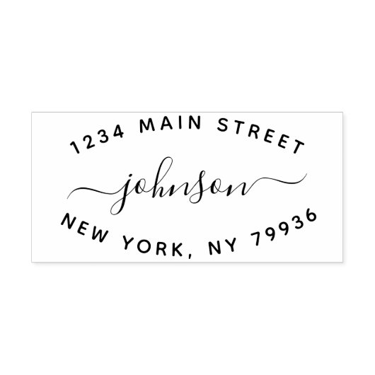 Erstellen Sie Ihre eigene moderne Rücksendeadresse Gummistempel (Prägung)