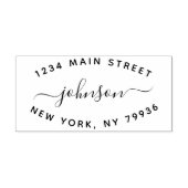 Erstellen Sie Ihre eigene moderne Rücksendeadresse Gummistempel (Prägung)