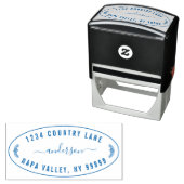 Erstellen Sie Ihre eigene moderne Rücksendeadresse Permastempel (Beispiel)