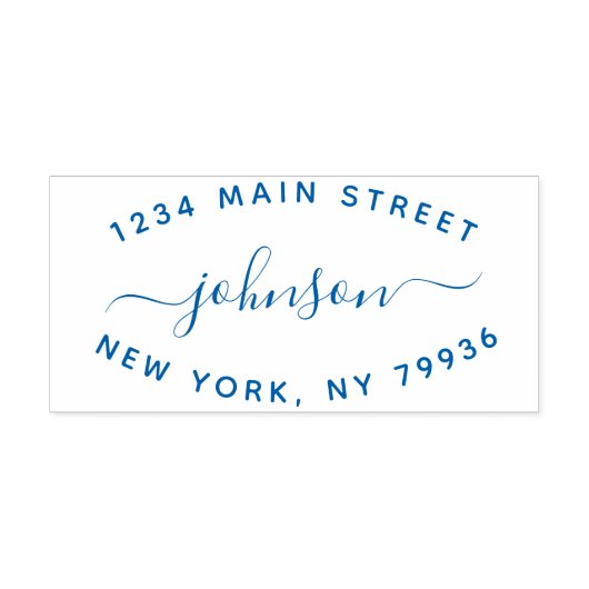 Erstellen Sie Ihre eigene moderne Rücksendeadresse Permastempel (Design)