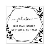 Erstellen Sie Ihre eigene moderne Rücksendeadresse Permastempel (Design)