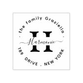 Erstellen Sie Ihre eigene moderne Runde Gummistempel (Prägung)