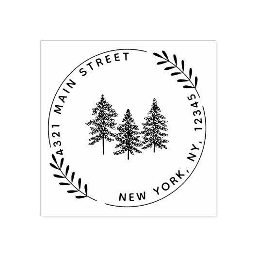 Erstellen Sie Ihre eigene moderne Runde Gummistempel (Prägung)