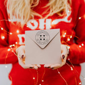 Erstellen Sie Ihre eigene moderne Runde Gummistempel