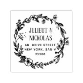 Erstellen Sie Ihre eigene moderne Runde Permastempel (Design)