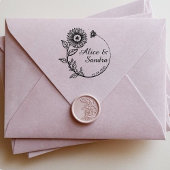 Erstellen Sie Ihre eigene moderne Runde Permastempel