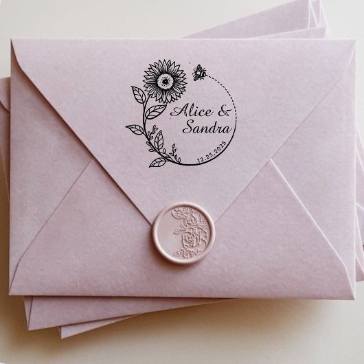 Erstellen Sie Ihre eigene moderne Runde Permastempel