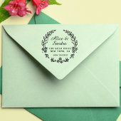 Erstellen Sie Ihre eigene moderne Runde Permastempel