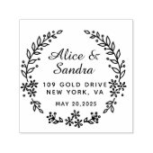 Erstellen Sie Ihre eigene moderne Runde Permastempel (Design)