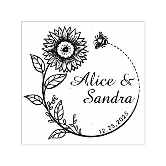 Erstellen Sie Ihre eigene moderne Runde Permastempel (Design)