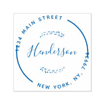 Erstellen Sie Ihre eigene moderne, runde Rücksende