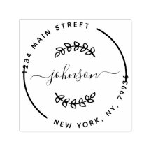 Erstellen Sie Ihre eigene moderne, runde Rücksende