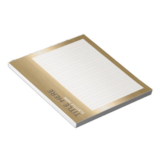 ERSTELLEN SIE IHRE EIGENE MÖGLICHKEIT, Ihr Design- Notizblock (angewinkelt)