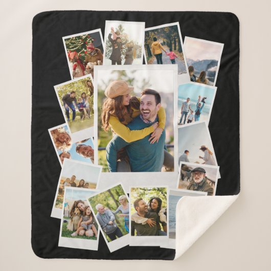 Erstellen Sie Ihre eigene Momentfilmkollage Sherpadecke (Vorderseite)