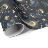 Erstellen Sie Ihre eigene Mondgottesgöttin Celesti Geschenkpapier (Rolleneckpunkt)