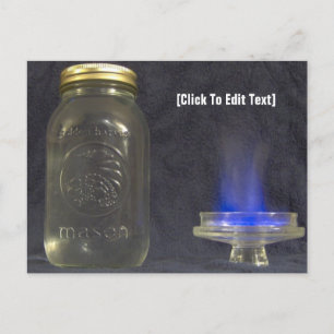 Erstellen Sie Ihre eigene Mondschein-Postkarte Postkarte